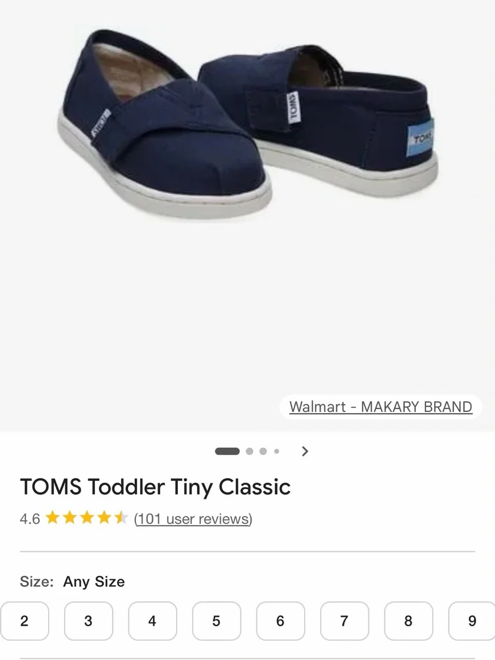 TOMS Tiny classic classic shoes
